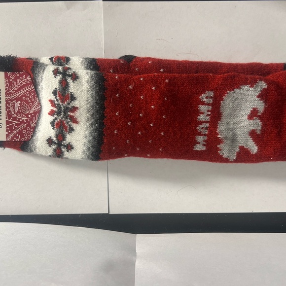 Red and White Winter Socks - Picture 1 of 1